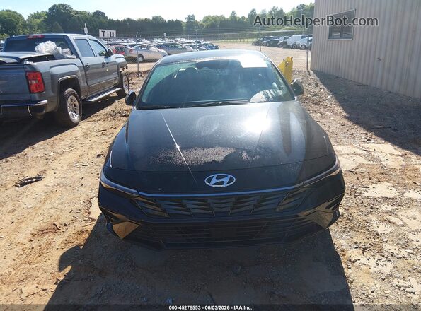 KMHLS4DG7RU672452 2024 HYUNDAI ELANTRA Black Widok wnętrza z tyłu