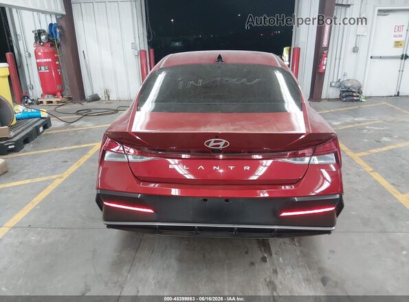 KMHLS4DG7SU021537 2025 HYUNDAI ELANTRA Red 