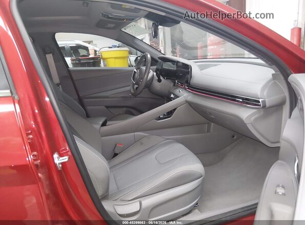 KMHLS4DG7SU021537 2025 HYUNDAI ELANTRA Red Vista interior delantera