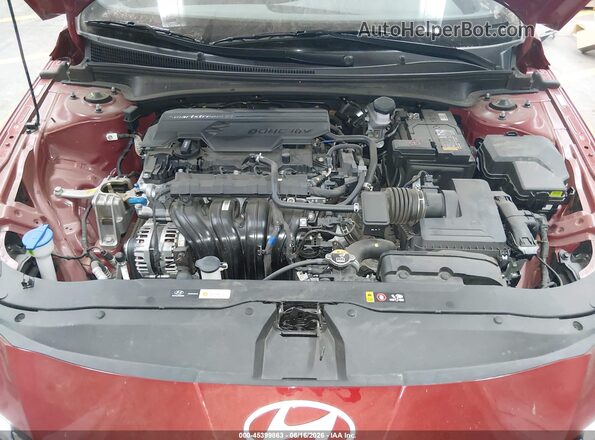 KMHLS4DG7SU021537 2025 HYUNDAI ELANTRA Red Vista trasera