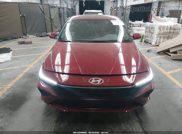 KMHLS4DG7SU021537 2025 HYUNDAI ELANTRA Red Vista del cuadro de instrumentos