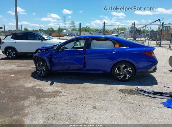 KMHLS4DG7SU908488 2025 HYUNDAI ELANTRA Blue Սալոնի 360 աստիճան տեսք