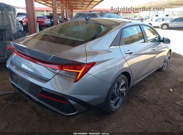 KMHLS4DG7SU910872 2025 HYUNDAI ELANTRA Gray Trasero derecho