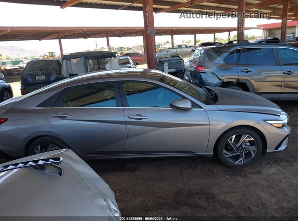 KMHLS4DG7SU910872 2025 HYUNDAI ELANTRA Gray Vista interior de 360 grados