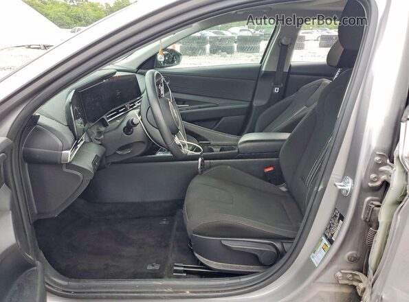 KMHLS4DG7SU943113 2025 HYUNDAI ELANTRA Gray Вид салону спереду