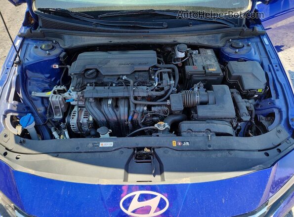KMHLS4DG8SU862380 2025 HYUNDAI ELANTRA Blue 