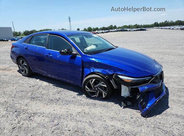 KMHLS4DG8SU862380 2025 HYUNDAI ELANTRA Blue 