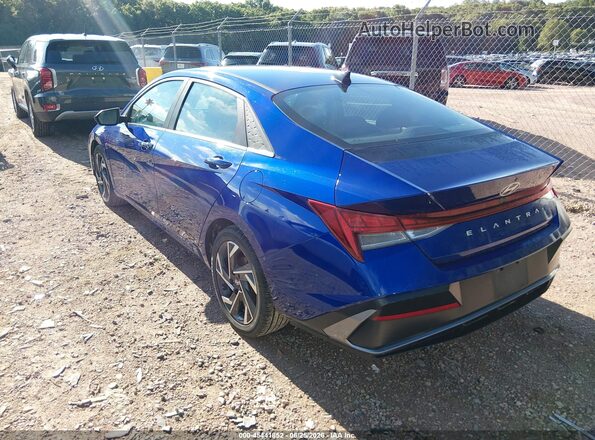 KMHLS4DG8SU881088 2025 HYUNDAI ELANTRA Blue Rear left