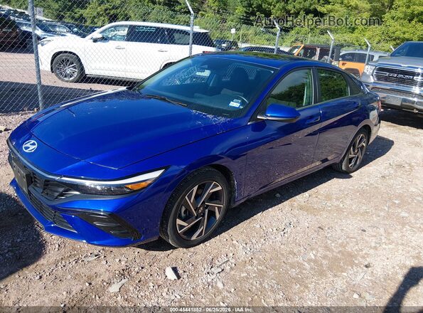 KMHLS4DG8SU881088 2025 HYUNDAI ELANTRA Blue Front left