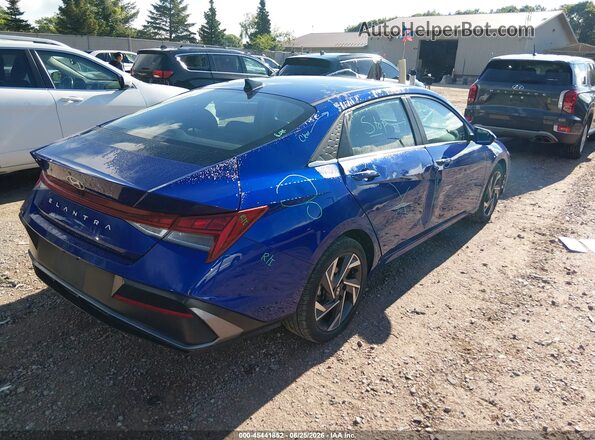KMHLS4DG8SU881088 2025 HYUNDAI ELANTRA Blue Rear right