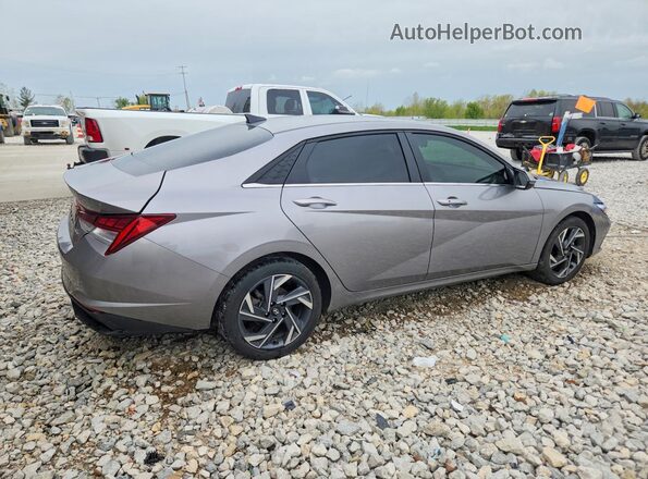 KMHLS4DG8SU883133 2025 HYUNDAI ELANTRA Silver Trasero derecho