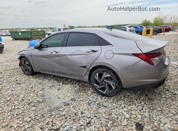 KMHLS4DG8SU883133 2025 HYUNDAI ELANTRA Silver Trasero izquierdo
