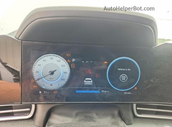 KMHLS4DG8SU883133 2025 HYUNDAI ELANTRA Silver Vista del cuadro de instrumentos
