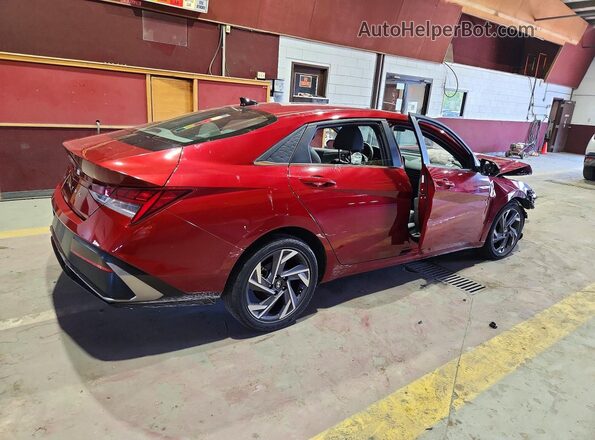 KMHLS4DG8SU924781 2025 HYUNDAI ELANTRA Red 