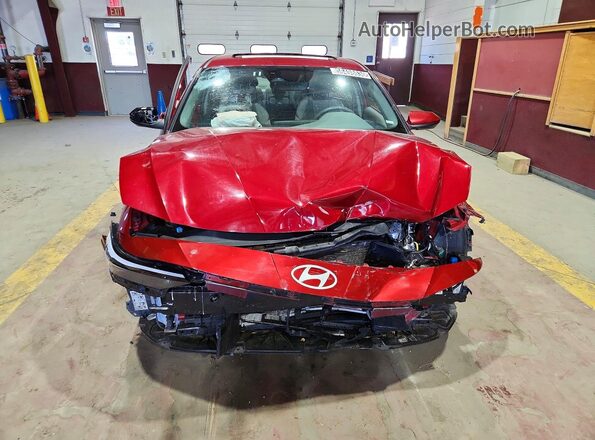 KMHLS4DG8SU924781 2025 HYUNDAI ELANTRA Red 