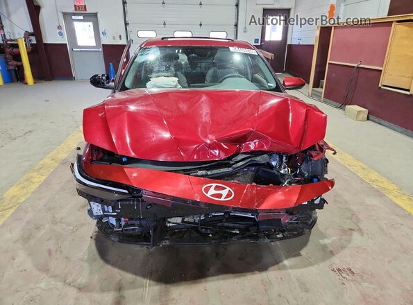 KMHLS4DG8SU924781 2025 HYUNDAI ELANTRA Red 