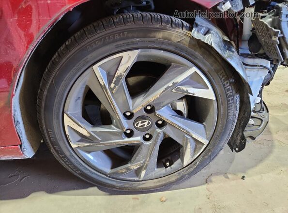 KMHLS4DG8SU924781 2025 HYUNDAI ELANTRA Red 