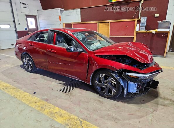 KMHLS4DG8SU924781 2025 HYUNDAI ELANTRA Red 