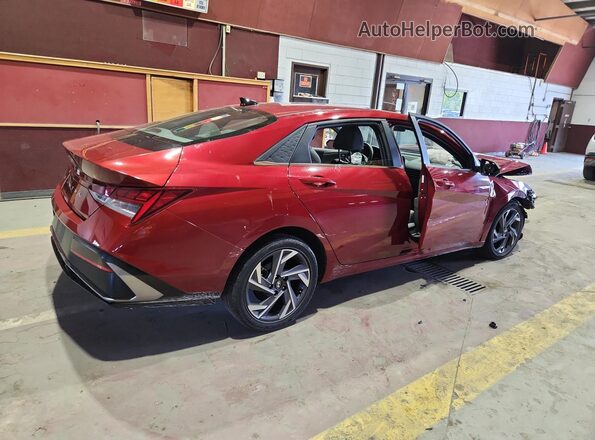KMHLS4DG8SU924781 2025 HYUNDAI ELANTRA Red 