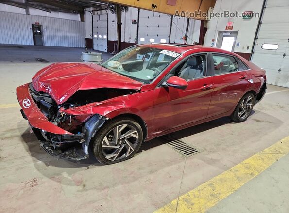 KMHLS4DG8SU924781 2025 HYUNDAI ELANTRA Red 