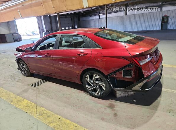 KMHLS4DG8SU924781 2025 HYUNDAI ELANTRA Red 