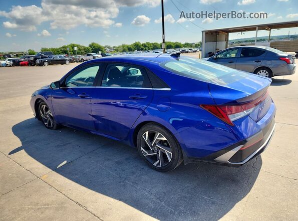 KMHLS4DG9RU784234 2024 HYUNDAI ELANTRA Blue უკანა მარცხენა