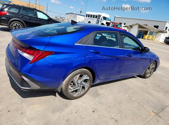 KMHLS4DG9RU784234 2024 HYUNDAI ELANTRA Blue უკანა მარჯვენა