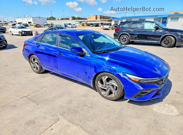 KMHLS4DG9RU784234 2024 HYUNDAI ELANTRA Blue წინა მარჯვენა