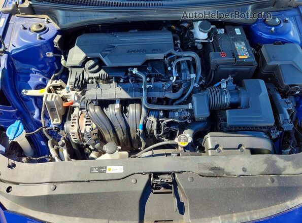 KMHLS4DG9RU784234 2024 HYUNDAI ELANTRA Blue უკანა სალონის ხედი