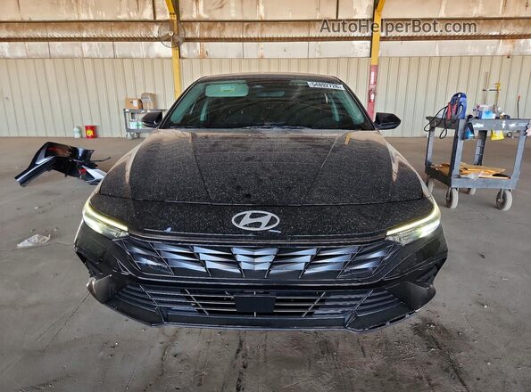KMHLS4DG9RU794956 2024 HYUNDAI ELANTRA Black Դիմացի տեսք