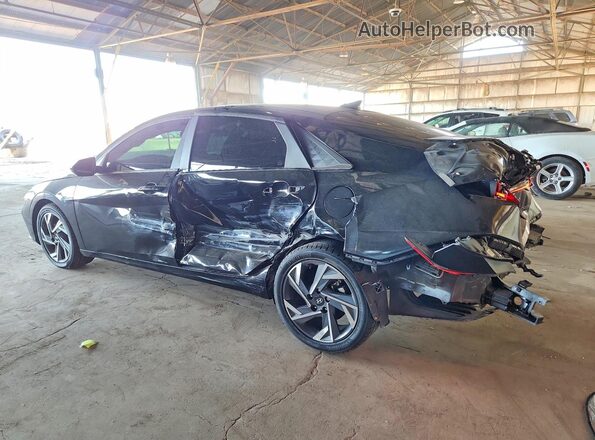 KMHLS4DG9RU794956 2024 HYUNDAI ELANTRA Black Հետևի ձախ