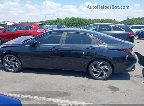 KMHLS4DG9SU853784 2025 HYUNDAI ELANTRA Черный Панорамный вид салона 360°