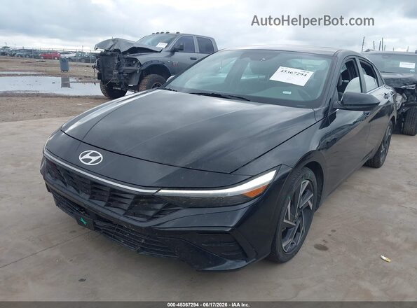 KMHLS4DG9SU921839 2025 HYUNDAI ELANTRA Black Front left