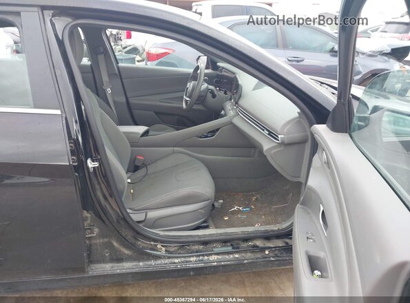 KMHLS4DG9SU921839 2025 HYUNDAI ELANTRA Black Front interior view