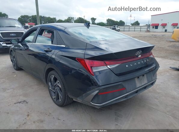 KMHLS4DG9SU921839 2025 HYUNDAI ELANTRA Black Rear left