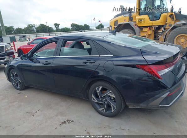 KMHLS4DG9SU921839 2025 HYUNDAI ELANTRA Black 360 interior view