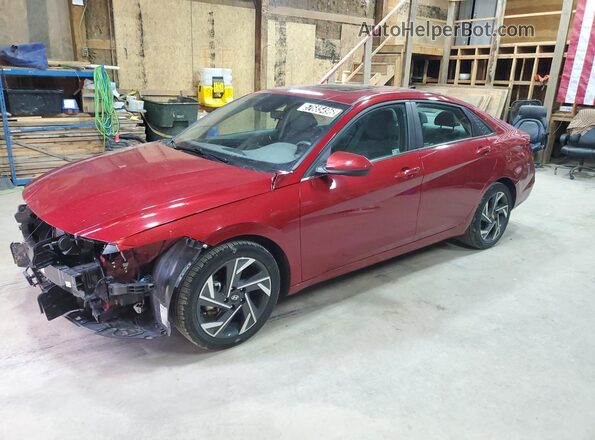 KMHLS4DG9SU926328 2025 HYUNDAI ELANTRA Red 