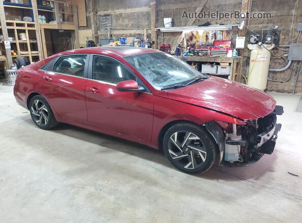 KMHLS4DG9SU926328 2025 HYUNDAI ELANTRA Red 