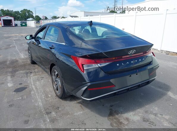 KMHLS4DG9SU935126 2025 HYUNDAI ELANTRA Black Tył lewy