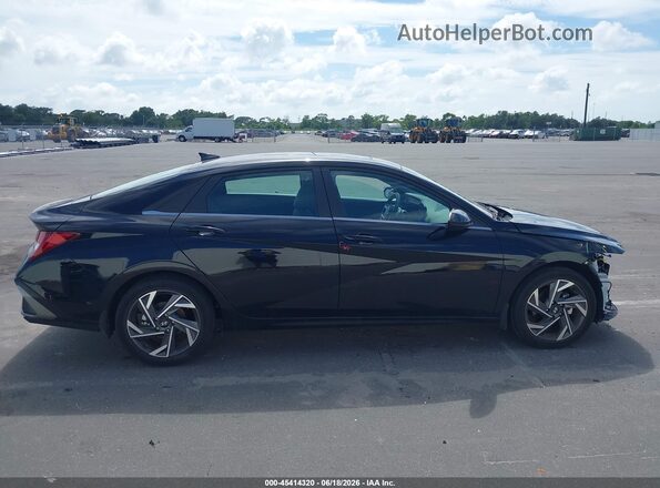 KMHLS4DG9SU935126 2025 HYUNDAI ELANTRA Black Widok wnętrza z tyłu