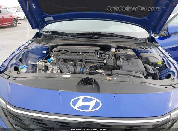 KMHLS4DG9SU951696 2025 HYUNDAI ELANTRA Blue Vista trasera