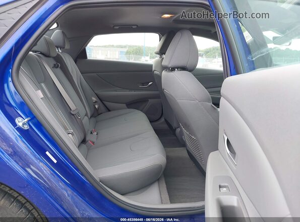 KMHLS4DG9SU951696 2025 HYUNDAI ELANTRA Blue Vista de la etiqueta del VIN