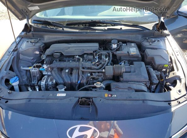 KMHLS4DG9SU966991 2025 HYUNDAI ELANTRA Gray Widok wnętrza z tyłu