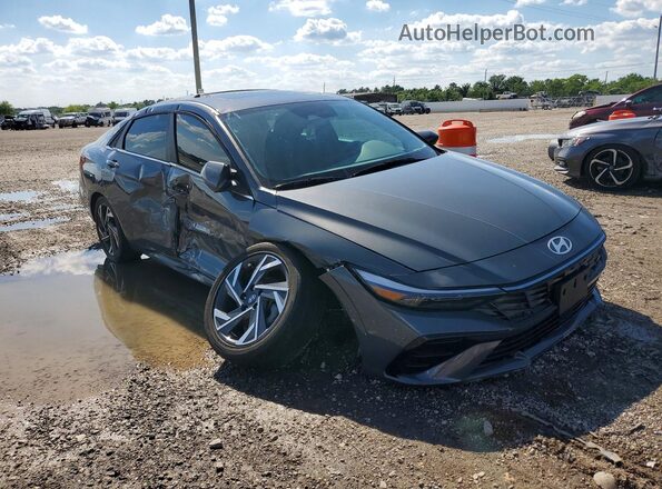 KMHLS4DG9SU966991 2025 HYUNDAI ELANTRA Gray Przód prawy