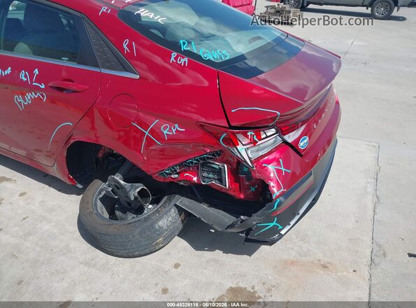 KMHLS4DG9SU967073 2025 HYUNDAI ELANTRA Красный Вид спереди