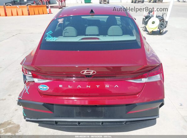 KMHLS4DG9SU967073 2025 HYUNDAI ELANTRA Красный 