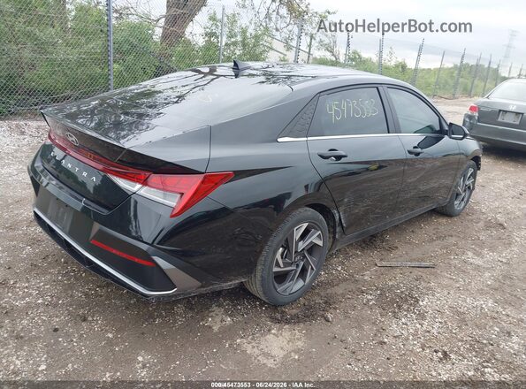 KMHLS4DGXRU654706 2024 HYUNDAI ELANTRA Black Rear right