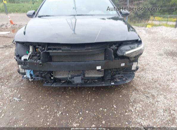 KMHLS4DGXRU654706 2024 HYUNDAI ELANTRA Black Front view