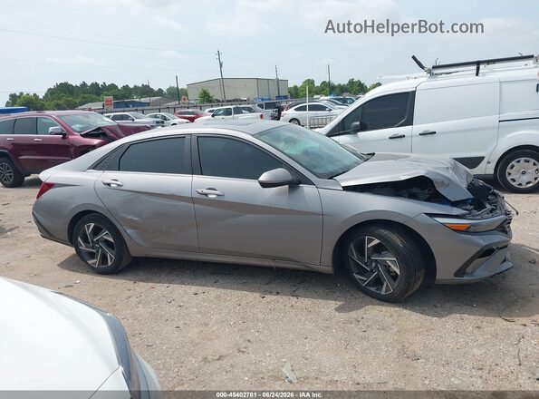 KMHLS4DGXRU746396 2024 HYUNDAI ELANTRA Gray Widok wnętrza z tyłu