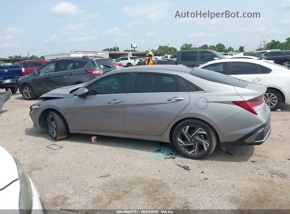 KMHLS4DGXRU746396 2024 HYUNDAI ELANTRA Gray Widok wnętrza 360 stopni